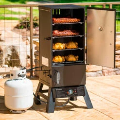 Ahumador Dual De Gas Y Carbón Masterbuilt -Weber Tienda de ventas Ahumador Dual de Gas y Carbon Masterbuilt 3