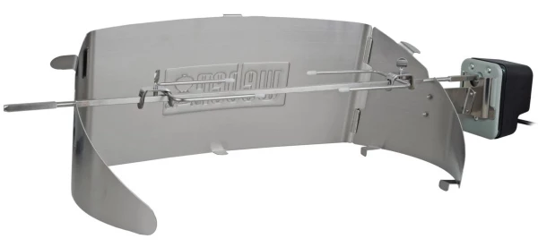 Asador Giratorio Para Weber Q 200, 2000, 2200 Y 2400 2 Asador Giratorio Para Weber Q 200, 2000, 2200 Y 2400 - Imagen 2