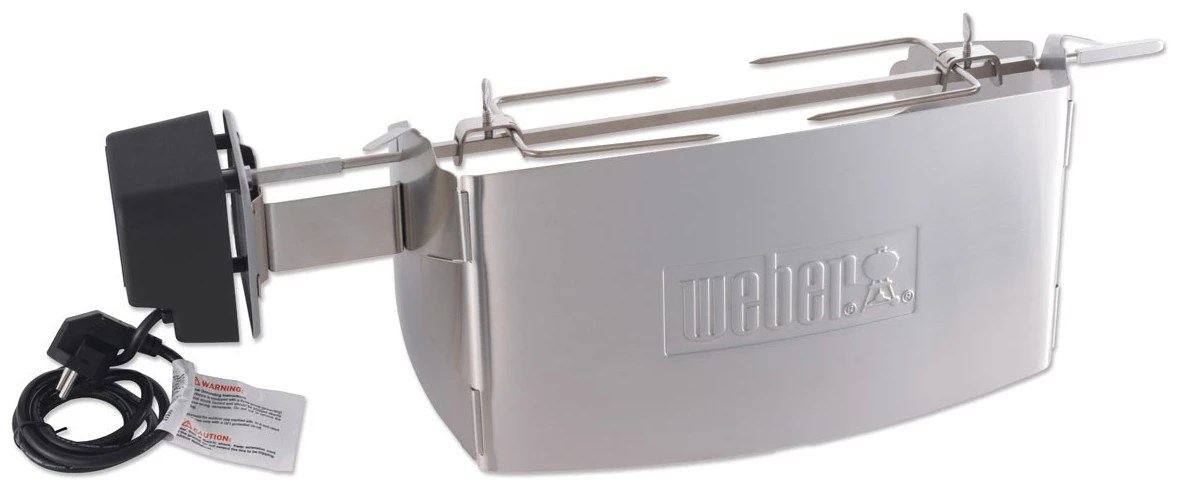Asador Giratorio Para Weber Q 200, 2000, 2200 Y 2400 1 Asador Giratorio Para Weber Q 200, 2000, 2200 Y 2400