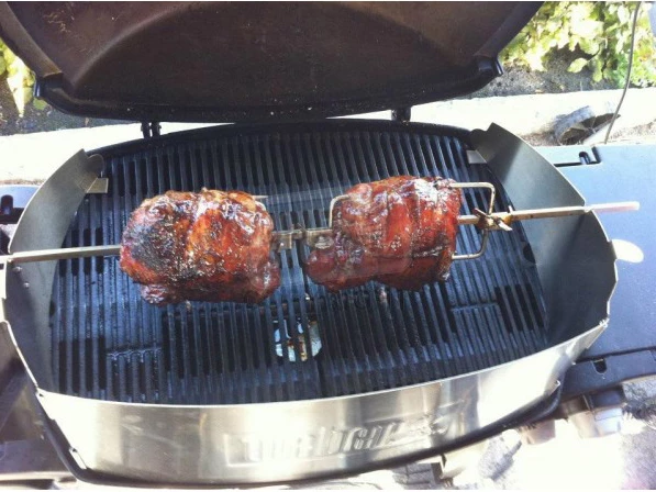 Asador Giratorio Para Weber Q 300, 3000 Y 3200 5 Asador Giratorio Para Weber Q 300, 3000 Y 3200 - Imagen 5