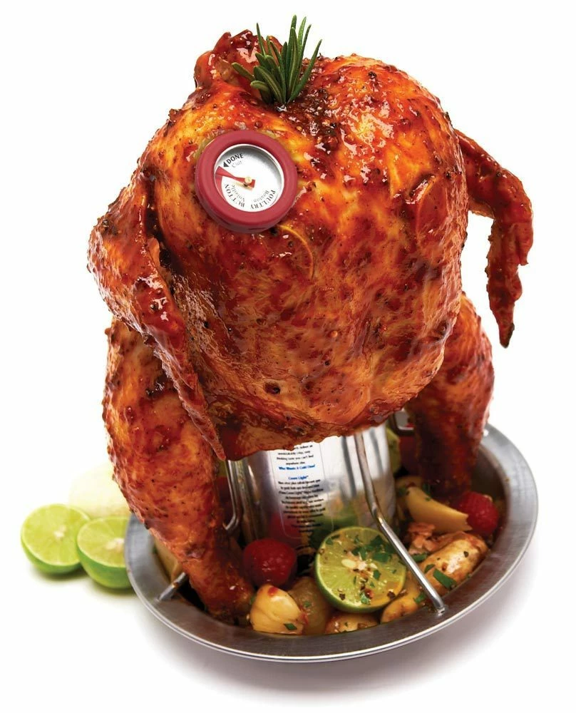 Asador De Pollos Con Termometro Broil King 2 Asador De Pollos Con Termometro Broil King - Imagen 2