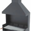 Barbacoa Carbón Y Leña 100 Cm Con Chimenea