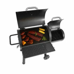 Broil King Regal Offset 500 -Weber Tienda de ventas Barbacoa Ahumador horizontal carbon Lena 10