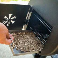 Broil King Regal Offset 500 -Weber Tienda de ventas Barbacoa Ahumador horizontal carbon Lena 6