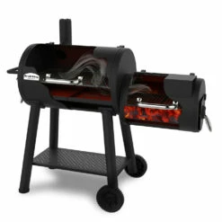 Broil King Regal Offset 500 -Weber Tienda de ventas Barbacoa Ahumador horizontal carbon Lena 9
