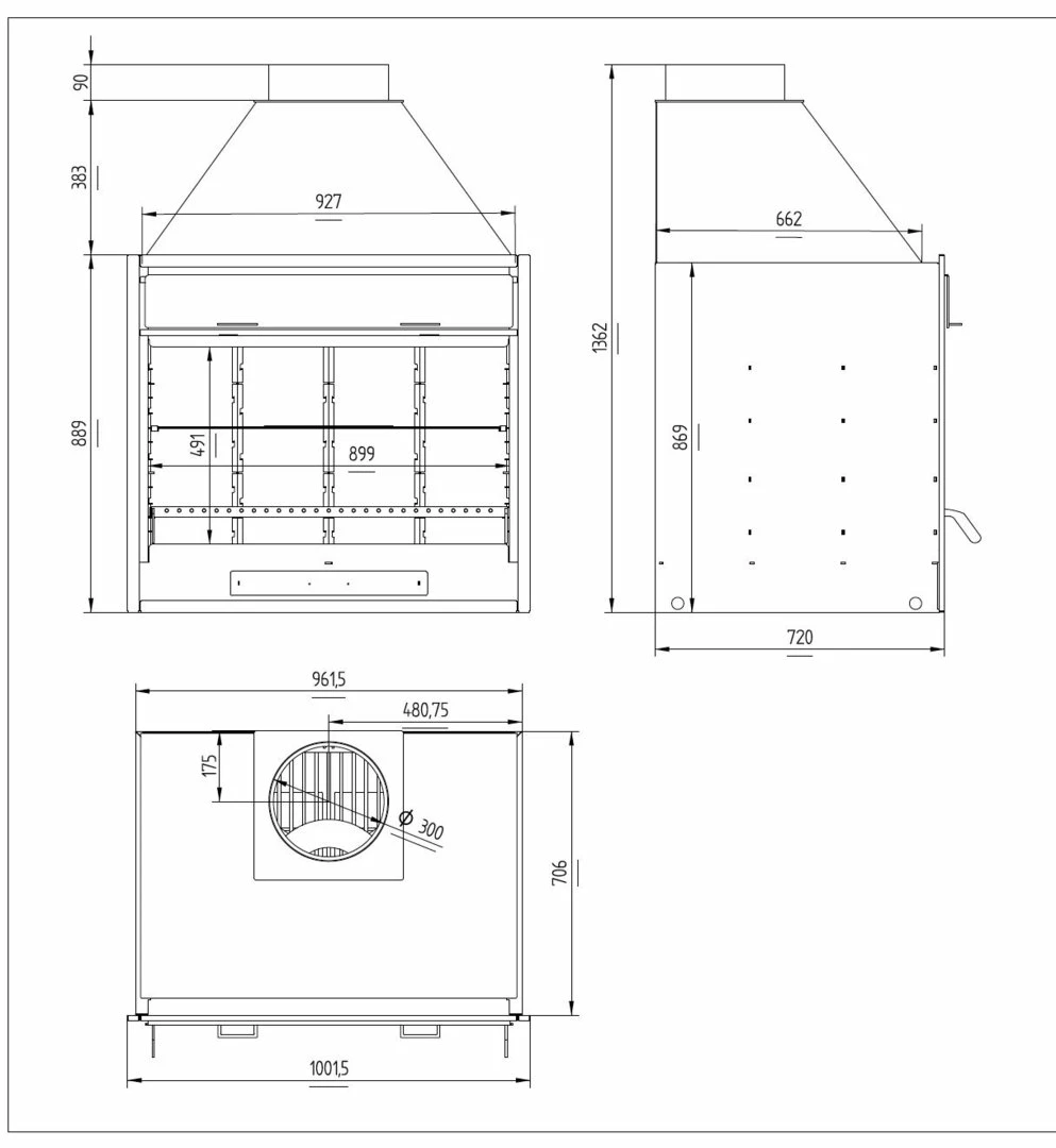 Barbacoa Argentina 90 Cm. 4 Barbacoa Argentina 90 Cm. - Imagen 4