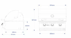 Barbacoa De Gas Bull Steer Premium Para Encastrar -Weber Tienda de ventas Barbacoa Gas Bull Steer Premium Encastrar 5