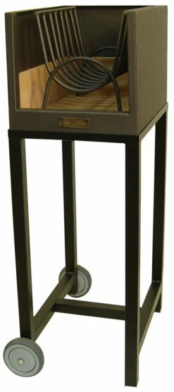 Leñero Con Carro Para Barbacoa Argentina