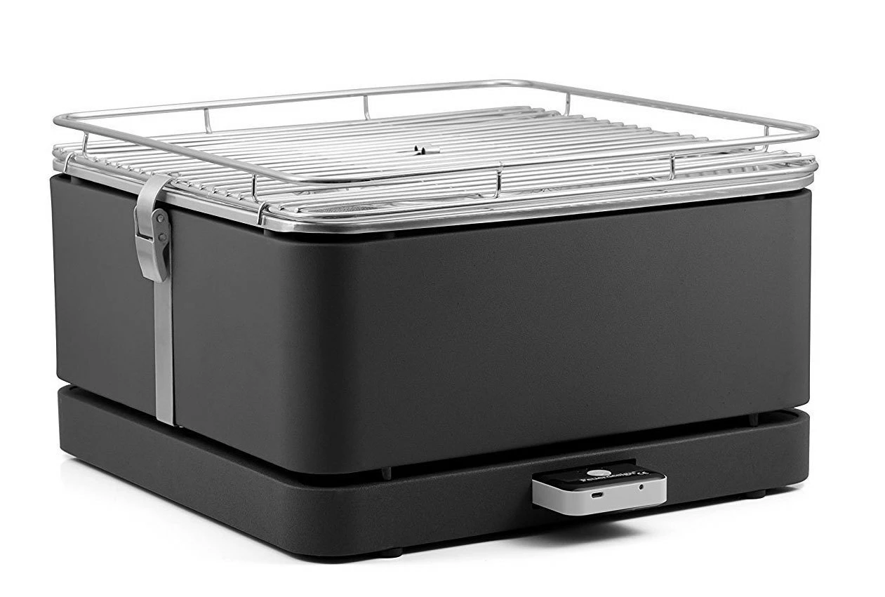 Barbacoa Portatil Sin Humo Teide Gris 2 Barbacoa Portatil Sin Humo Teide Gris - Imagen 2