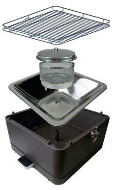 Barbacoa Portatil Sin Humo Teide Gris 4 Barbacoa Portatil Sin Humo Teide Gris - Imagen 4