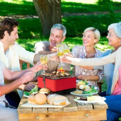 Barbacoa Portatil Sin Humo Teide Rojo -Weber Tienda de ventas Barbacoa Portatil Sin Humo Teide Rojo 14