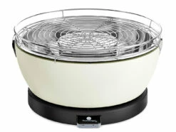 Barbacoa Portatil Sin Humo Vesubio Blanco