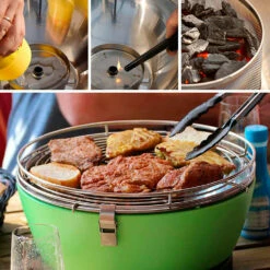 Barbacoa Portatil Sin Humo Vesubio Verde -Weber Tienda de ventas Barbacoa Portatil Sin Humo Vesubio Verde 15