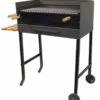 Barbacoa Ruedas Parrilla Inox. Mediana