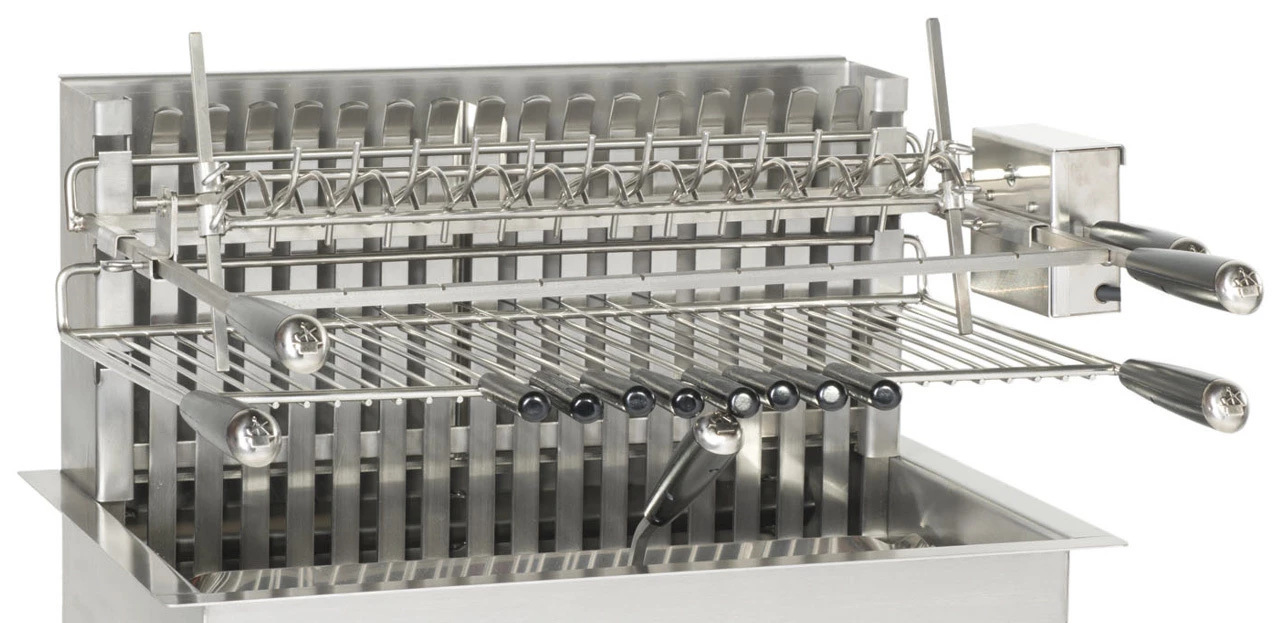 Barbacoa De Carbón Modelo Berlanga 918-56 Inox. 2 Barbacoa De Carbón Modelo Berlanga 918-56 Inox. - Imagen 2