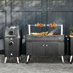 Barbacoa De Carbón Con Rustidor Hub II -Weber Tienda de ventas Barbacoa de Carbon con Rustidor Hub II 12