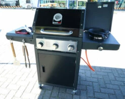 Xenon 3 Grandhall -Weber Tienda de ventas Barbacoa gas Grandhall Xenon 3 negra 8