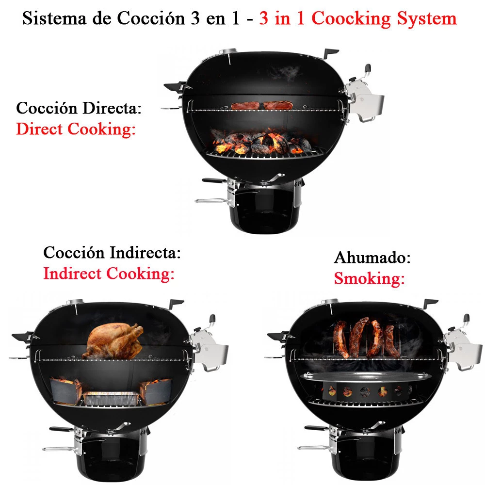 Master-Touch GBS Premium SE E-5775 57 Cm Weber Negra 9 Master-Touch GBS Premium SE E-5775 57 Cm Weber Negra - Imagen 9