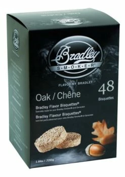 Bisquettes Bradley 48 Unidades Sabor Roble