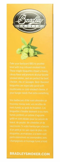 Bradley Bisquettes Prémium 48 Unds. Sabor Cerveza -Weber Tienda de ventas Bisquettes Premium 48 Unds Sabor Cerveza 3