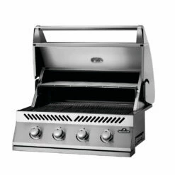 Napoleon Serie 500 32 IB Encastrar BI32PSS -Weber Tienda de ventas Built in BI32 Grill Angle Open RackBack
