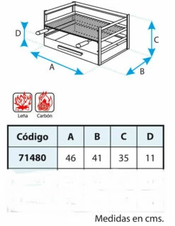 Cajon Barbacoa Fijar En Pared Pequeño -Weber Tienda de ventas Cajon Barbacoa Fijar en Pared Chico 3