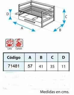 Cajon Barbacoa Fijar En Pared Mediano -Weber Tienda de ventas Cajon Barbacoa Fijar en Pared Mediano 3