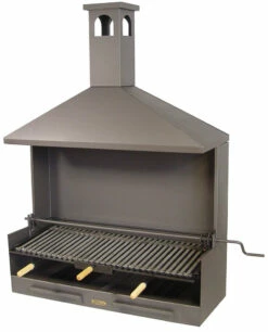 Cajon Barbacoa Con Chimenea Extra Grande