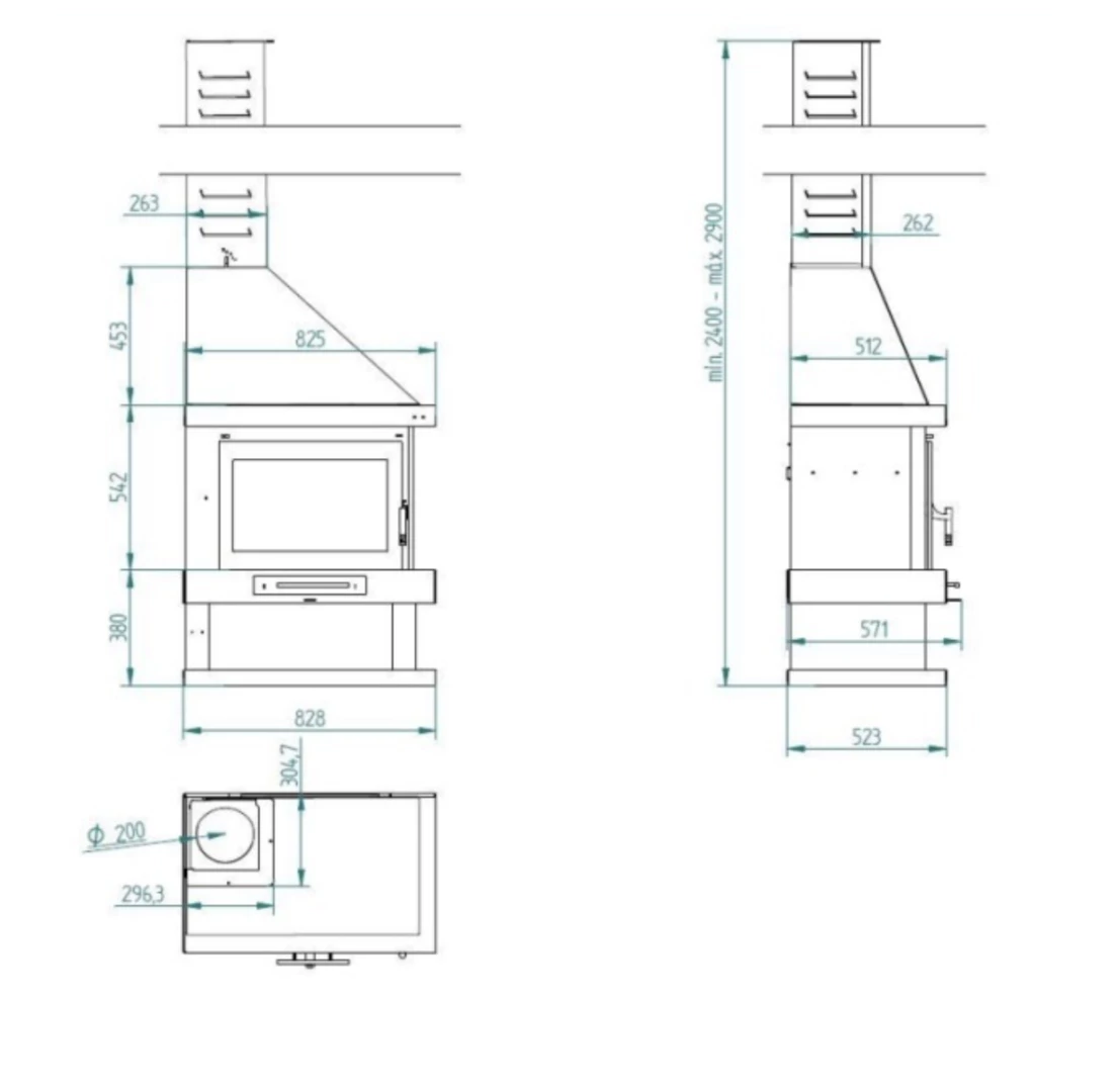 Chimenea De Leña De RincónC-302 I 4 Chimenea De Leña De RincónC-302 I - Imagen 4