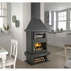 Chimenea Leña Frontal Con Horno Modelo C-300 H -Weber Tienda de ventas Chimenea Lena Frontal con Horno modelo C 300 H 2