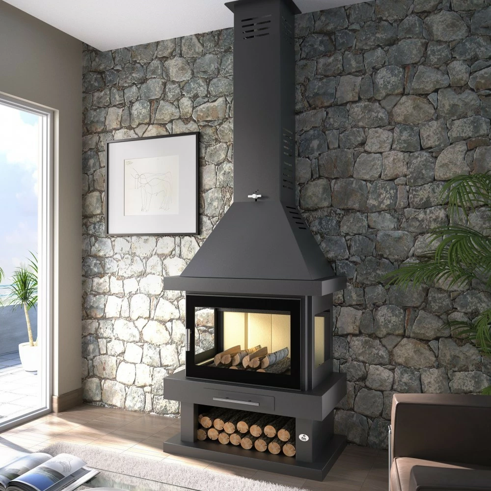 Chimenea De Leña Modelo C-203 K 2 Chimenea De Leña Modelo C-203 K - Imagen 2