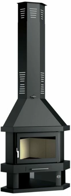 Chimenea De Leña Rinconera Modelo C-300 R