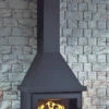 Chimenea De Leña Con Turbinas C-300 TFK