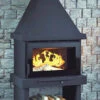 Chimenea De Leña Con Turbinas C-300 T