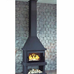 Chimenea De Leña Con Turbinas C-300 T -Weber Tienda de ventas Chimenea de Lena con Turbinas C 300 T 3