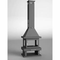Chimenea De Leña Modelo C-104 -Weber Tienda de ventas Chimenea de lena C 104.1