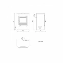 Estufa De Leña Modelo M-102 -Weber Tienda de ventas Estufa De Lena M 102.2a