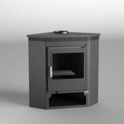 Estufa De Leña Rinconera Modelo M-105 -Weber Tienda de ventas Estufa De Lena M 105.1