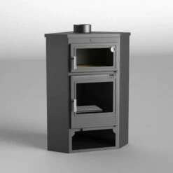 Estufa De Leña Rincón Con Horno Modelo M-105 H -Weber Tienda de ventas Estufa De Lena M 105 H.1