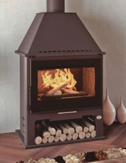 Estufa De Leña Con Turbinas Modelo M-300 T