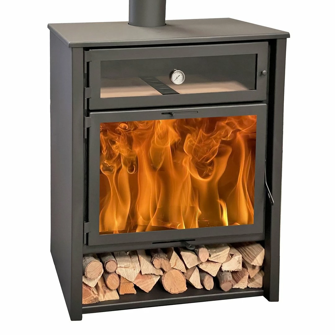 Estufa De Leña Zeux 800 Con Horno 1 Estufa De Leña Zeux 800 Con Horno