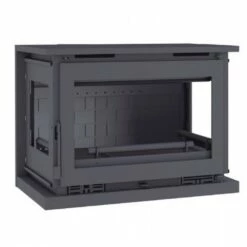 Estufa De Leña Con Turbinas Modelo M-173 F