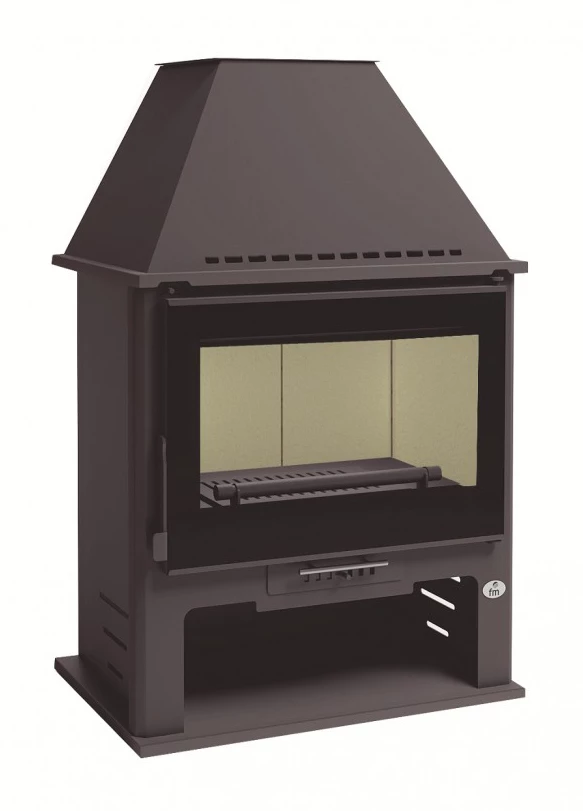 Estufa De Leña Con Turbinas Modelo M-300 TK 1 Estufa De Leña Con Turbinas Modelo M-300 TK