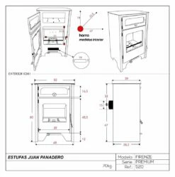 Estufa De Leña Eco Design Firenze Premium 9 Estufa De Leña Eco Design Firenze Premium -Weber Tienda de ventas Estufa de lena Eco Firenze Premium 1