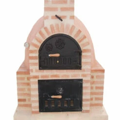 Hornilla Cuadrada Mixta 80 Cm.