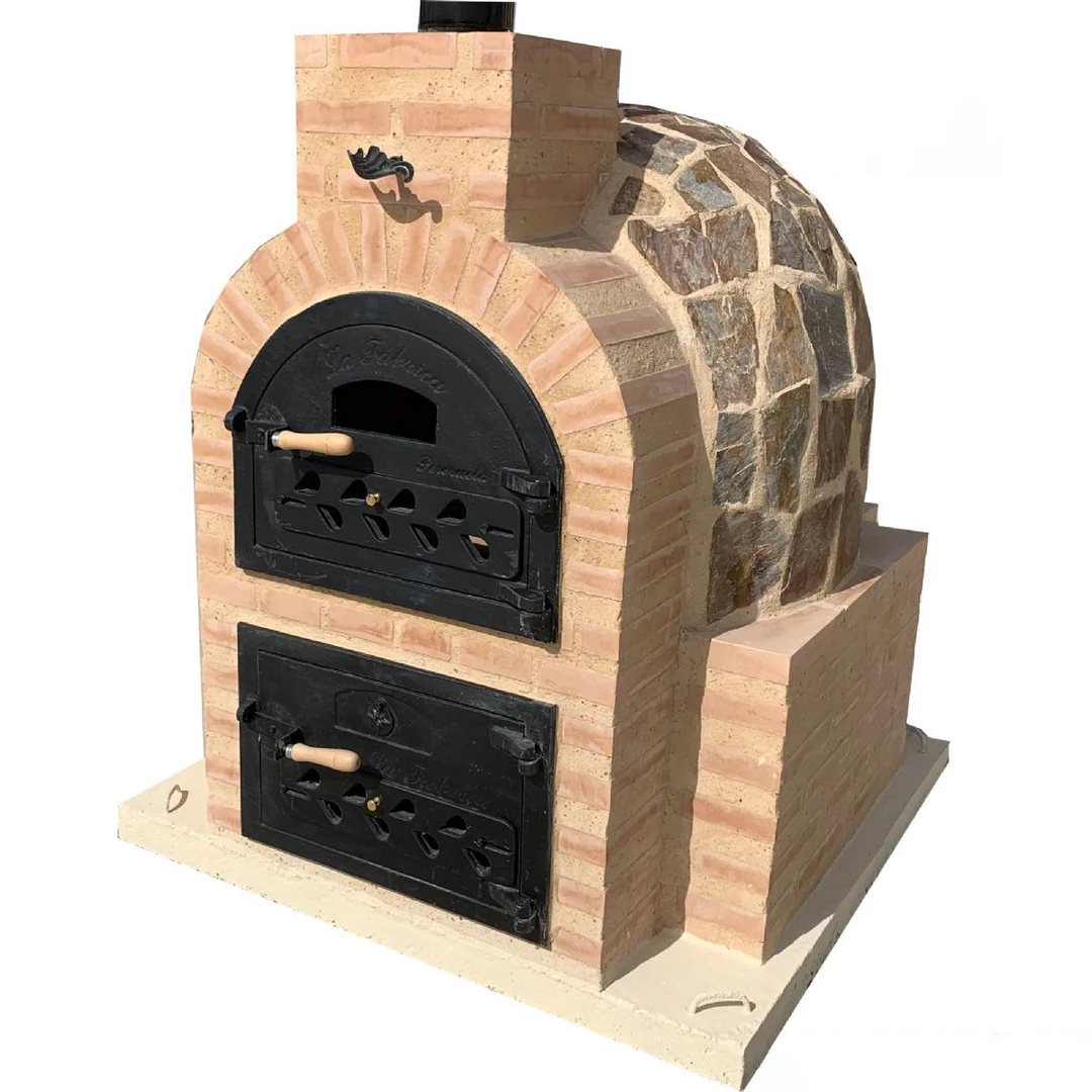 Hornilla Cuadrada Mixta Piedra 75 Cm. 2 Hornilla Cuadrada Mixta Piedra 75 Cm. - Imagen 2