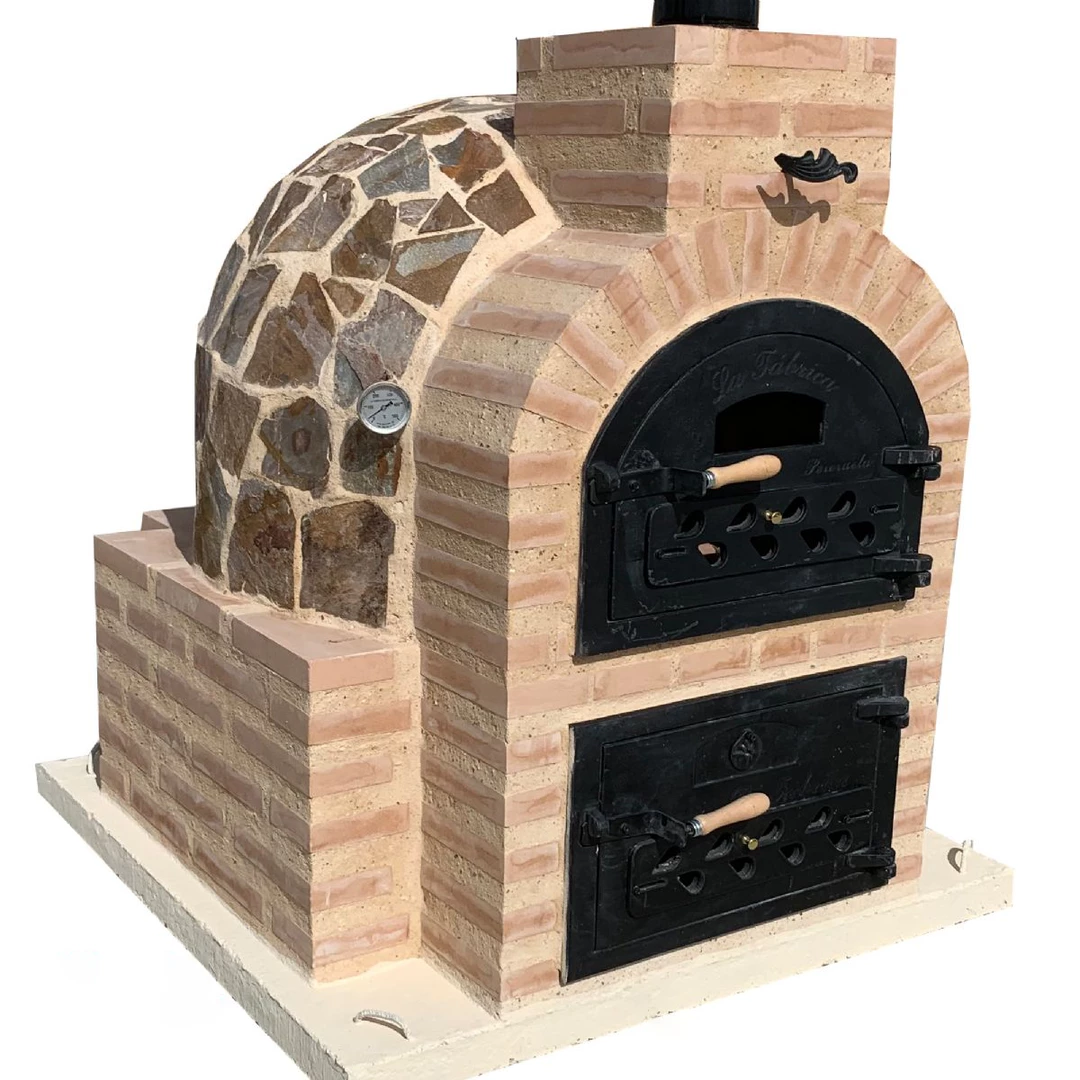 Hornilla Cuadrada Mixta Piedra 90 Cm. 3 Hornilla Cuadrada Mixta Piedra 90 Cm. - Imagen 3