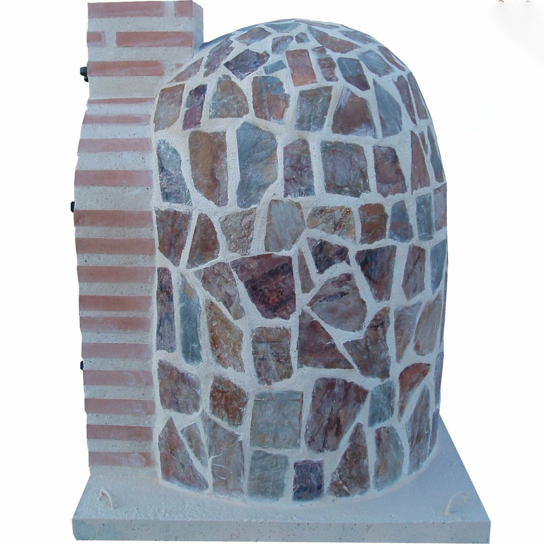 Hornilla Redonda Piedra Multicolor 80 Cm. - Imagen 4