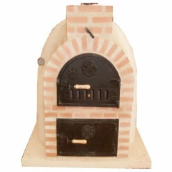 Hornilla Redonda Clásica Blanca 90 Cm.