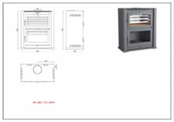Horno De Leña Modelo HL-200 F -Weber Tienda de ventas Horno de Lena Modelo HL 200 F 3